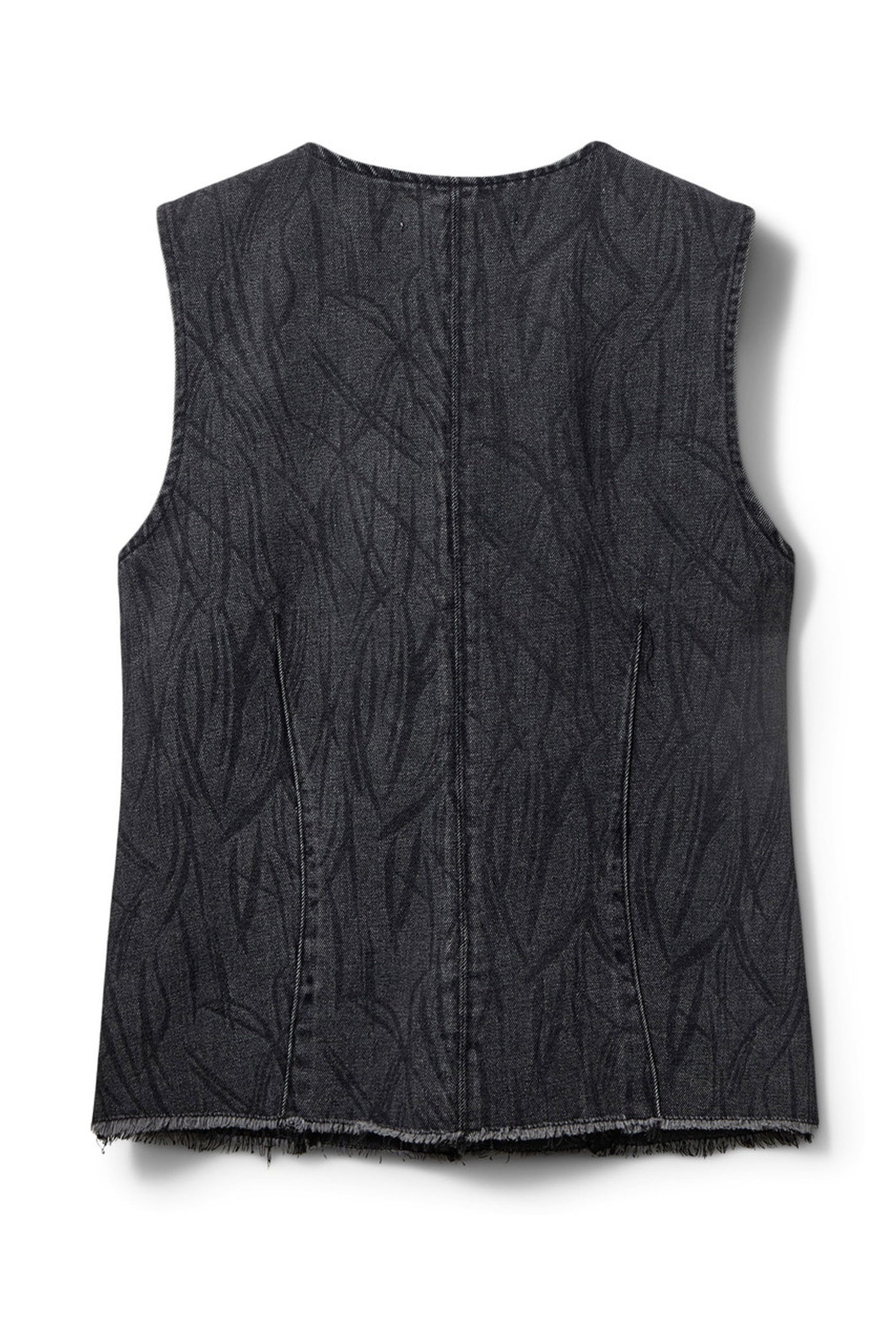 CARLASW VEST 1015 Washed black - S253326