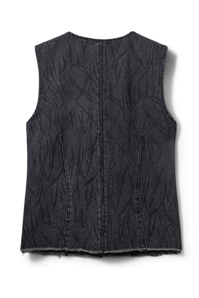 CARLASW VEST 1015 Washed black - S253326 Thumbnail