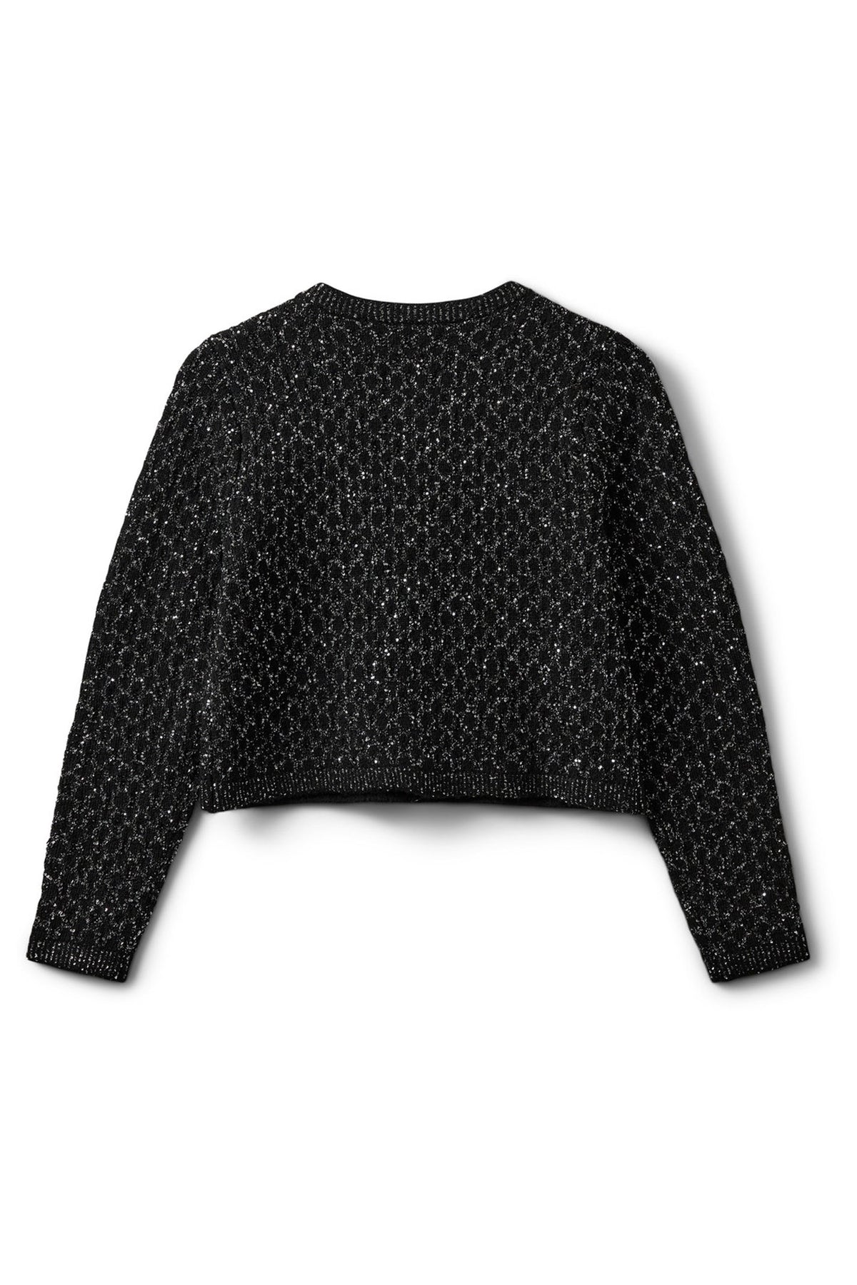CARNETSW CARDIGAN 1003 Black glitter - S254505