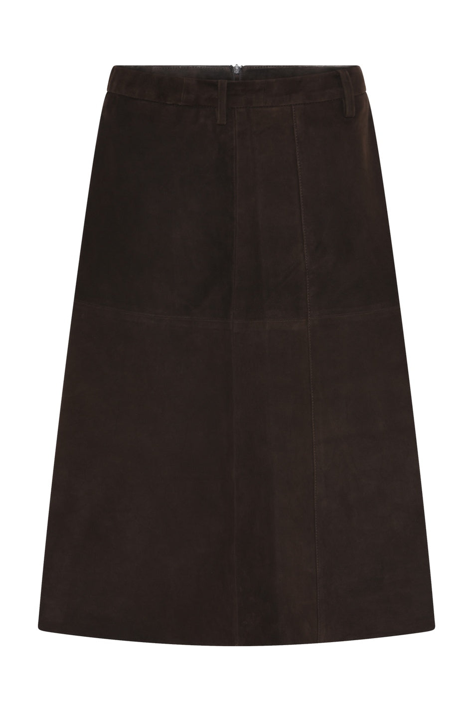 SuedaBBIrene suede skirt Dark brown - BBW5098