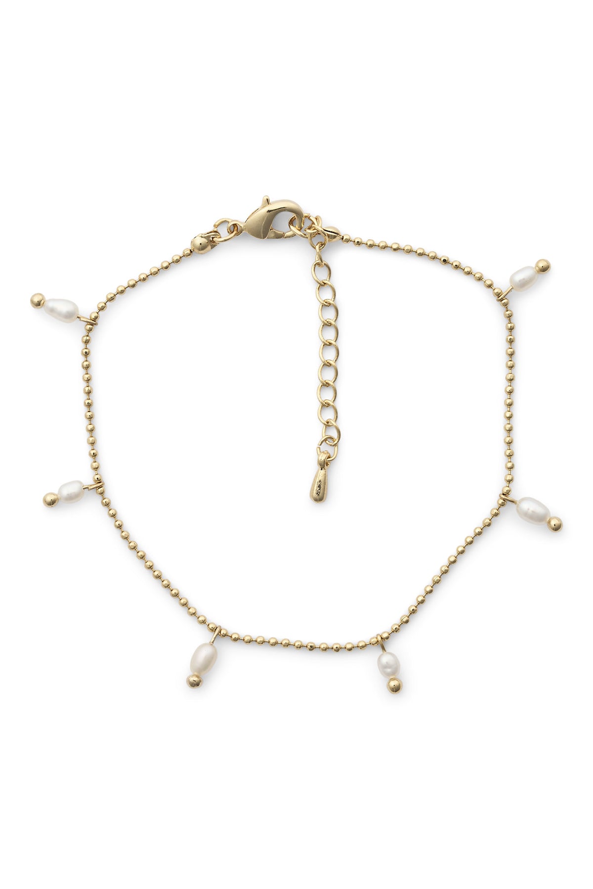 CHAIN WHITE PEARL TILBEHØR GULD - CHAIN WHITE PEARL