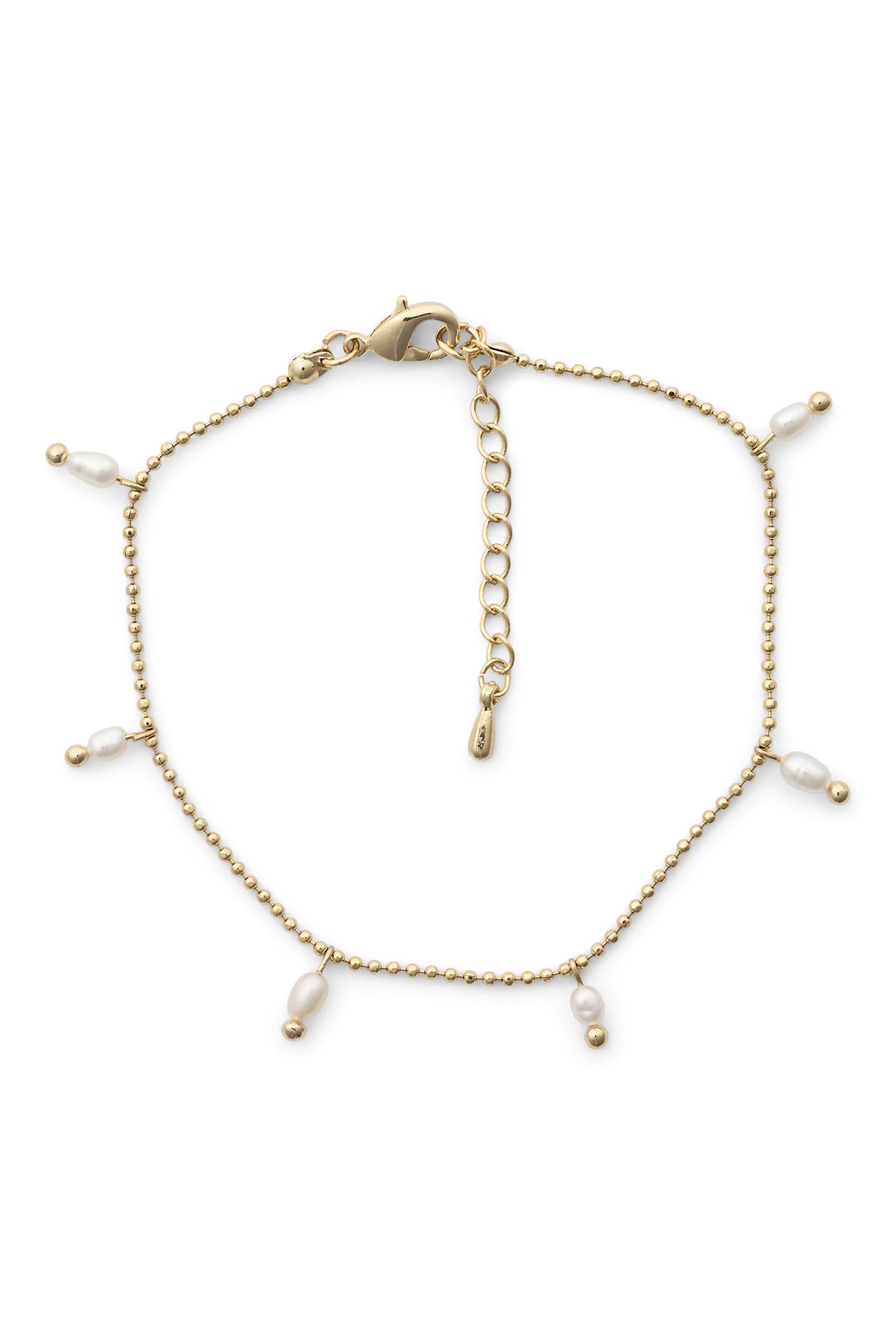 CHAIN WHITE PEARL TILBEHØR GULD - CHAIN WHITE PEARL