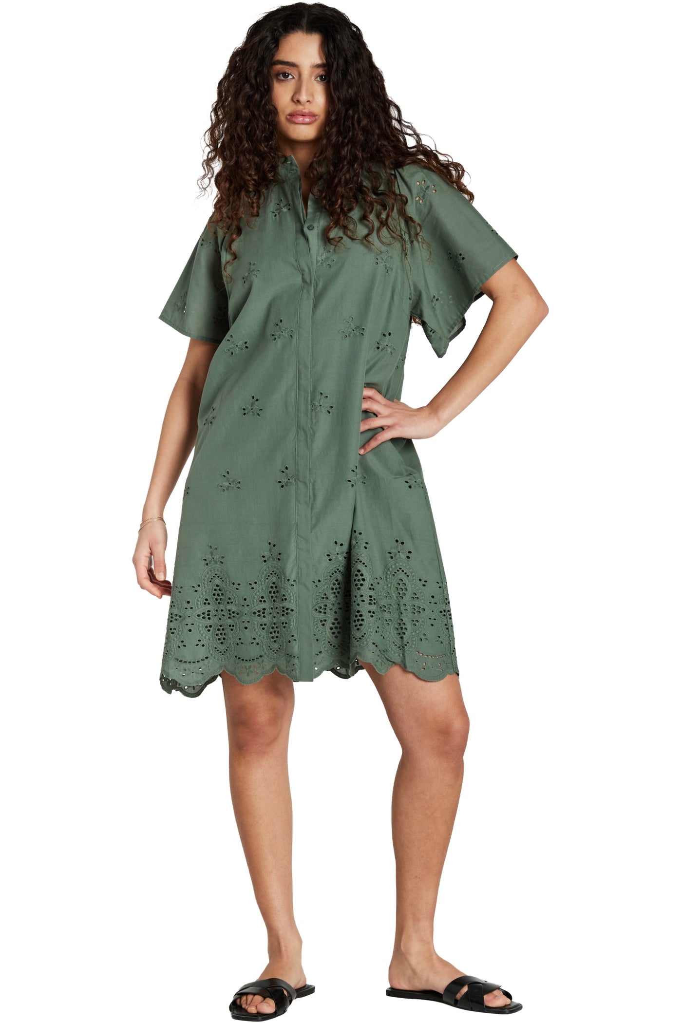 Myntebbphilly Dress Sweet Green - BBW5037