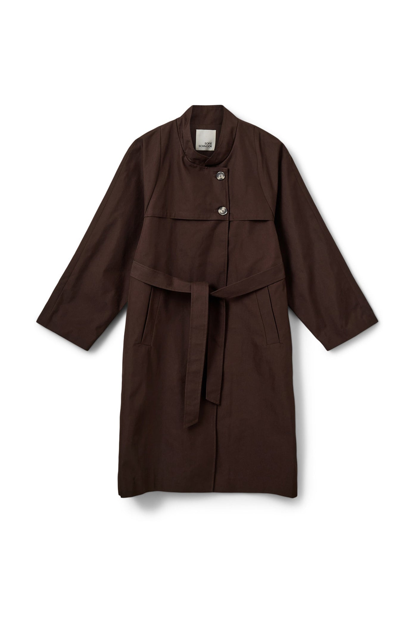 LIZZYSW COAT 7025 Dark brown - SNOS608