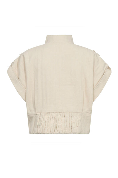 CalinCC Vest 10003-Creme - 500116 Thumbnail
