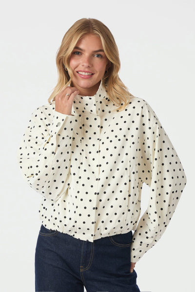 Callisa Dot Jacket White - 167353 Thumbnail