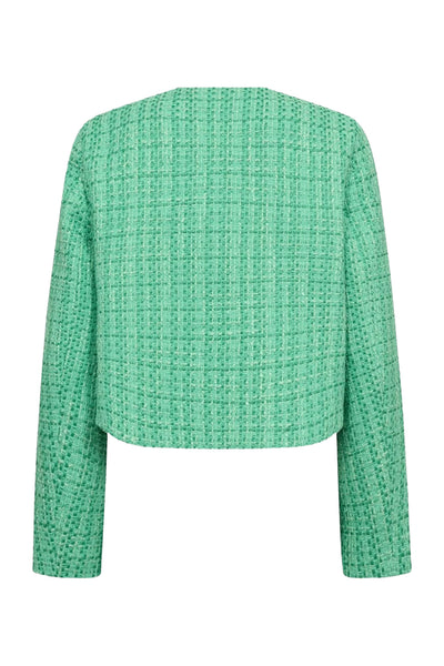 CalvinCC Boucle Jacket 34-Green - 40039 Thumbnail
