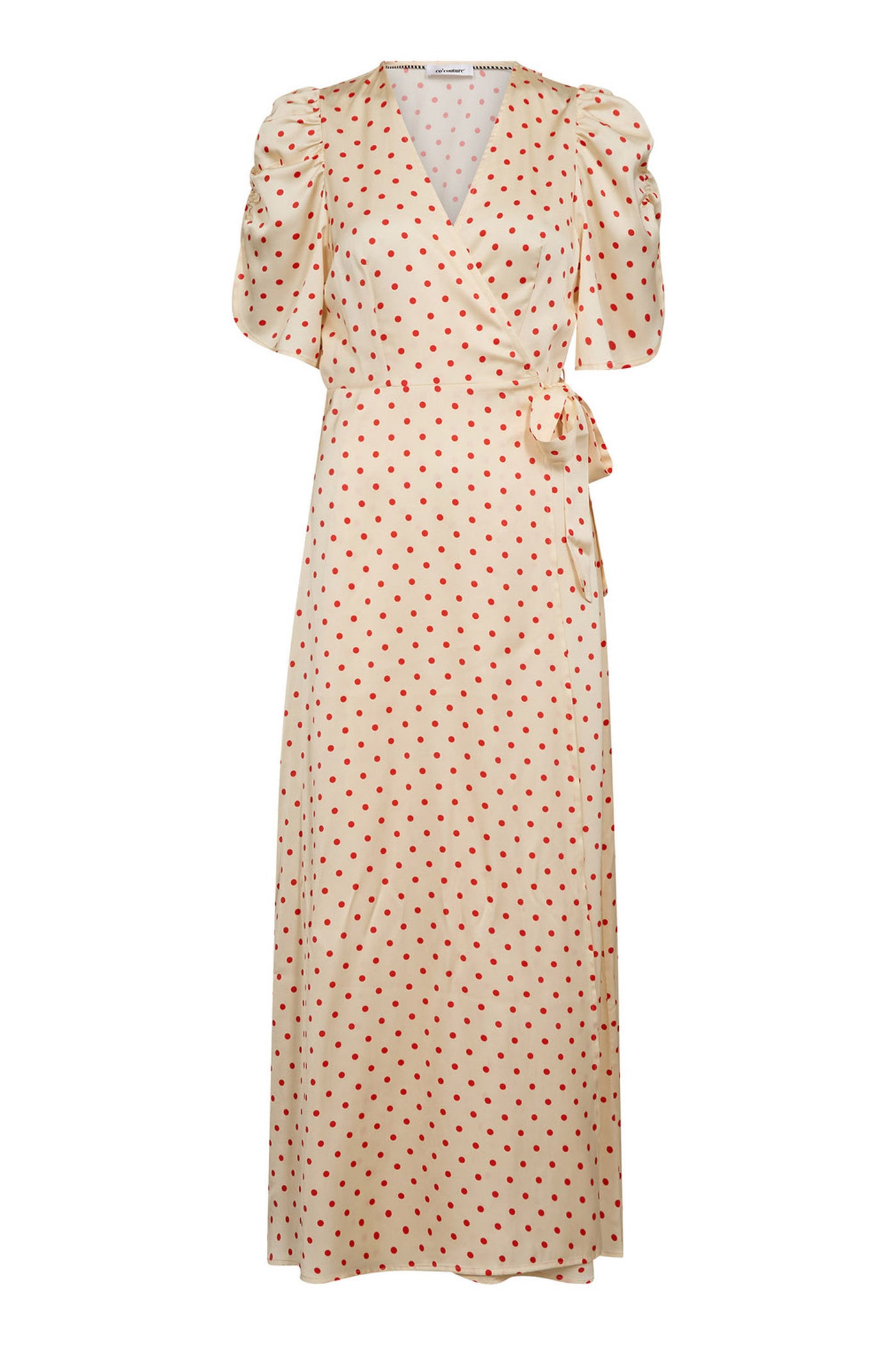 CambriaCC Dot Wrap Dress 11-Off white - 46066