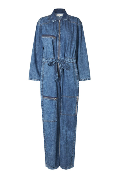 CamdenLL Jumpsuit LS 100 Washed Denim - 25420-4000 Thumbnail