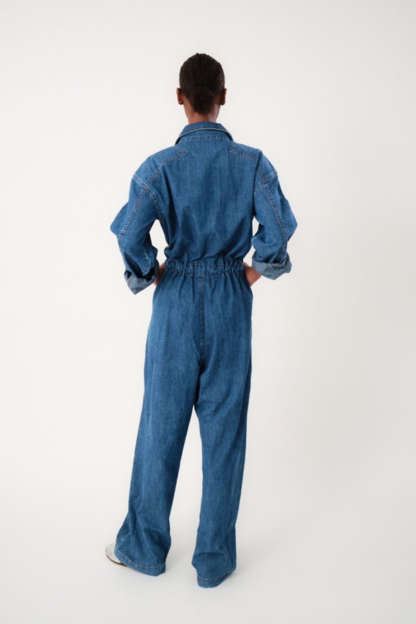 CamdenLL Jumpsuit LS 100 Washed Denim - 25420-4000