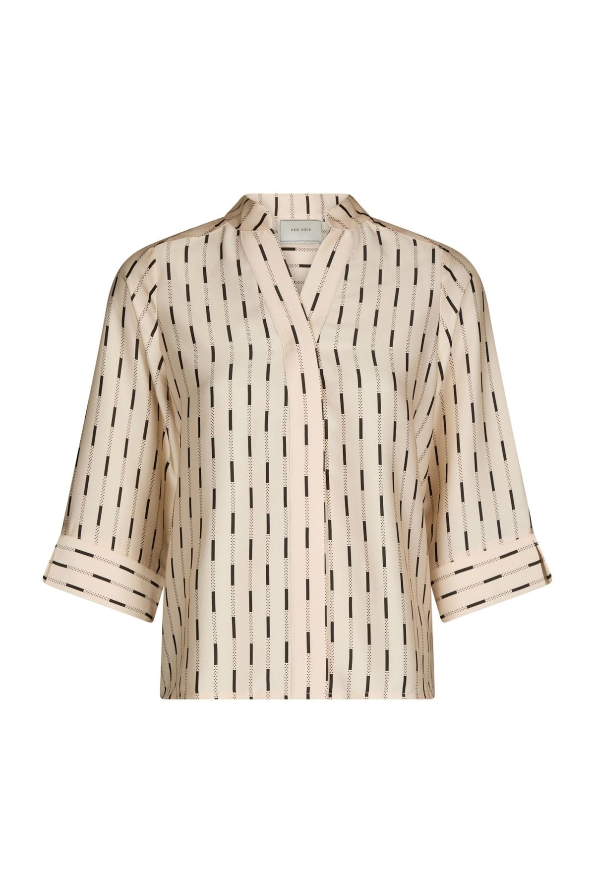 Camile Print Blouse Creme - 169302