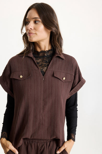Camilla jumpsuit Brown - 16602 Thumbnail