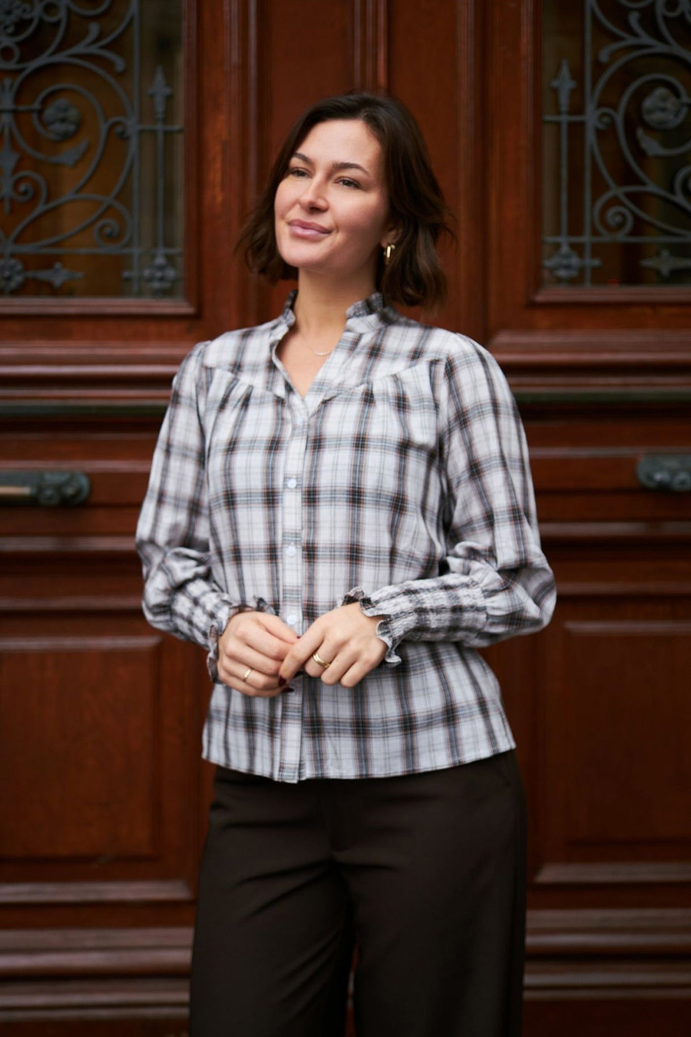 Camisa Big Check OFF WHITE - 166886