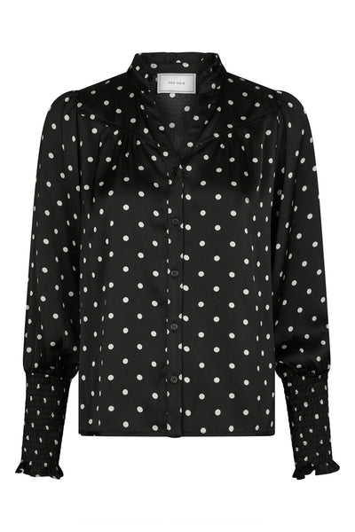 Camisa Dot Blouse Black - 167161 Thumbnail