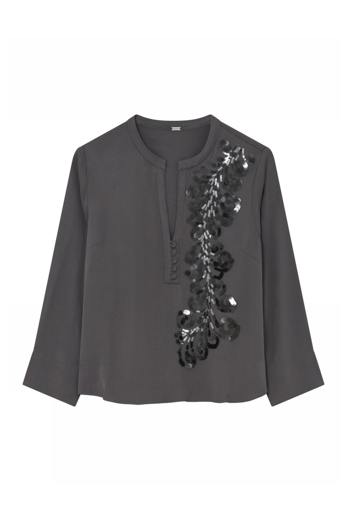 Cana, blouse 1613-Dark Grey - 60645/7621