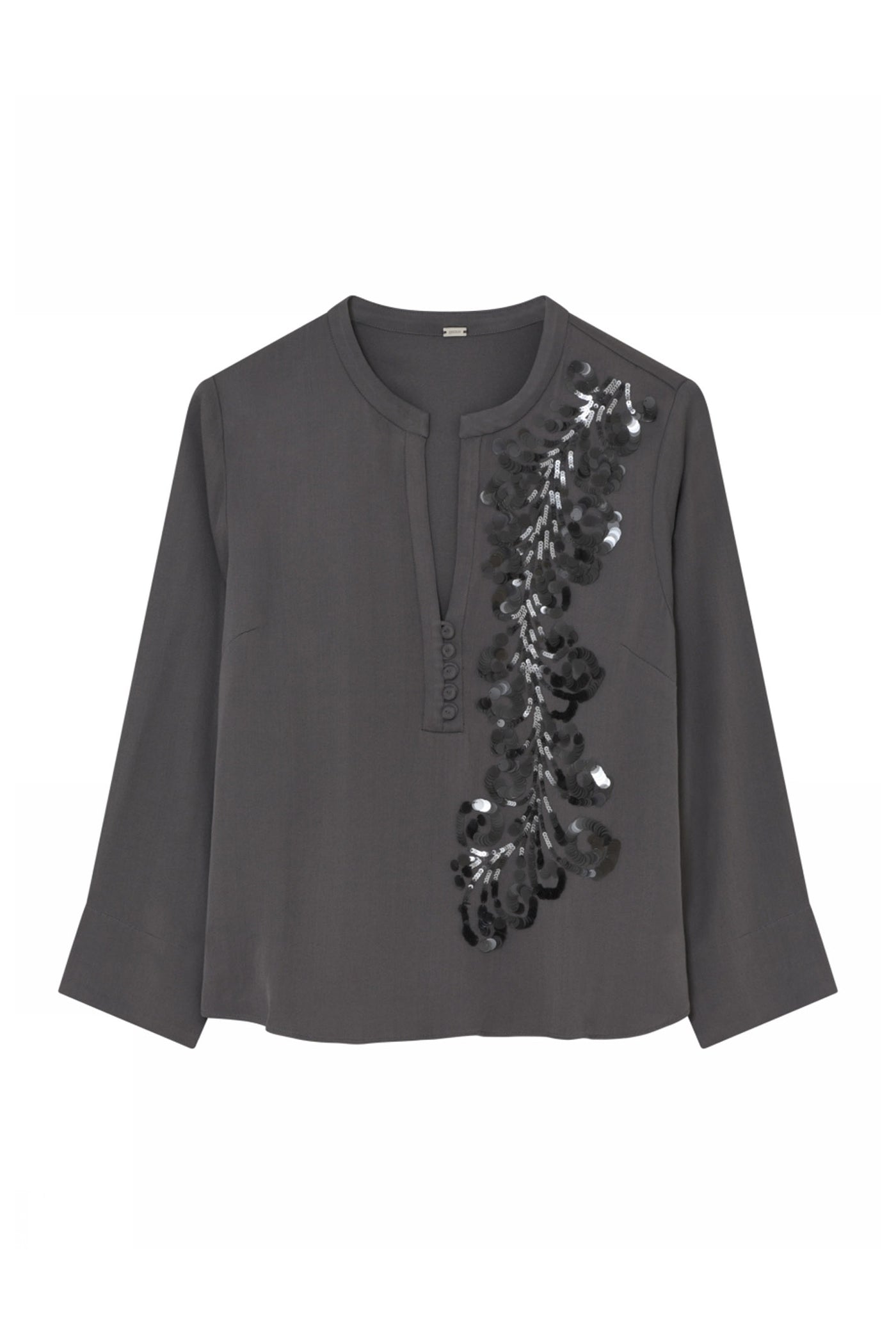 Cana, blouse 1613-Dark Grey - 60645/7621
