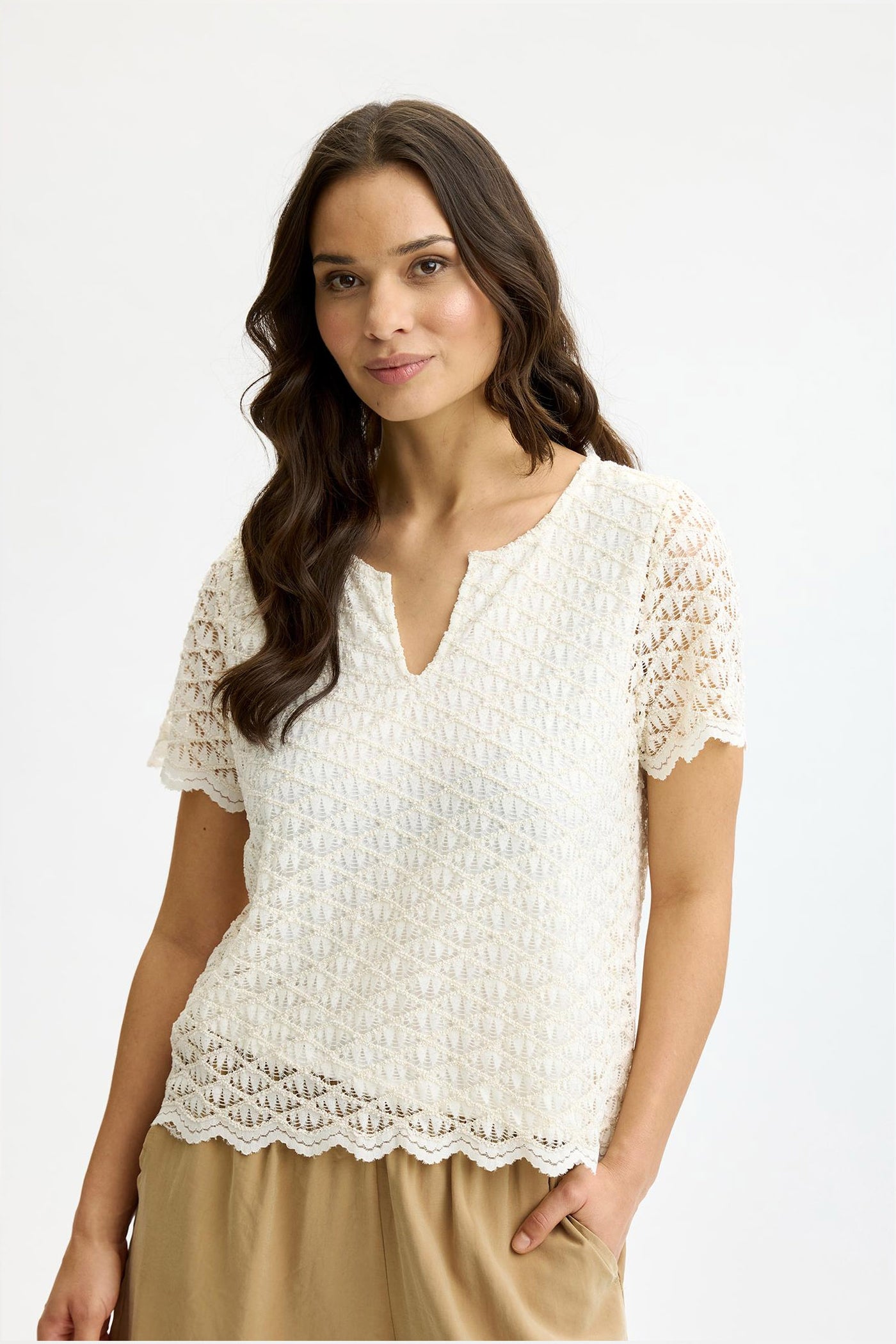 Candis blouse OFF WHITE - 17111