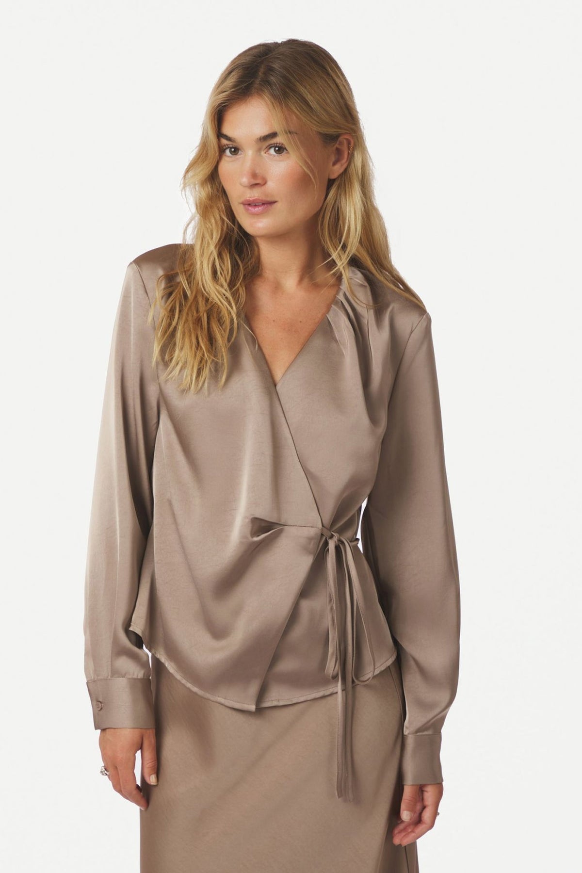 Caprina Heavy SAateen DARK TAUPE - 166961