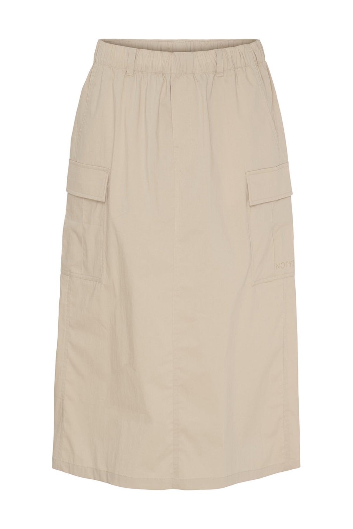 Cargo Pencil Skirt Beige - 40515