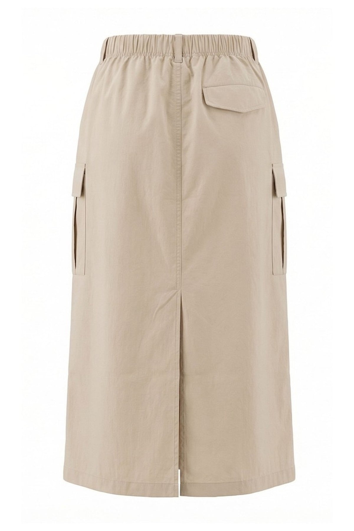 Cargo Pencil Skirt Beige - 40515