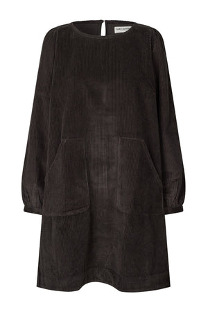 CarlaLL Short Dress 87 Dark Mokka - 25445-3018