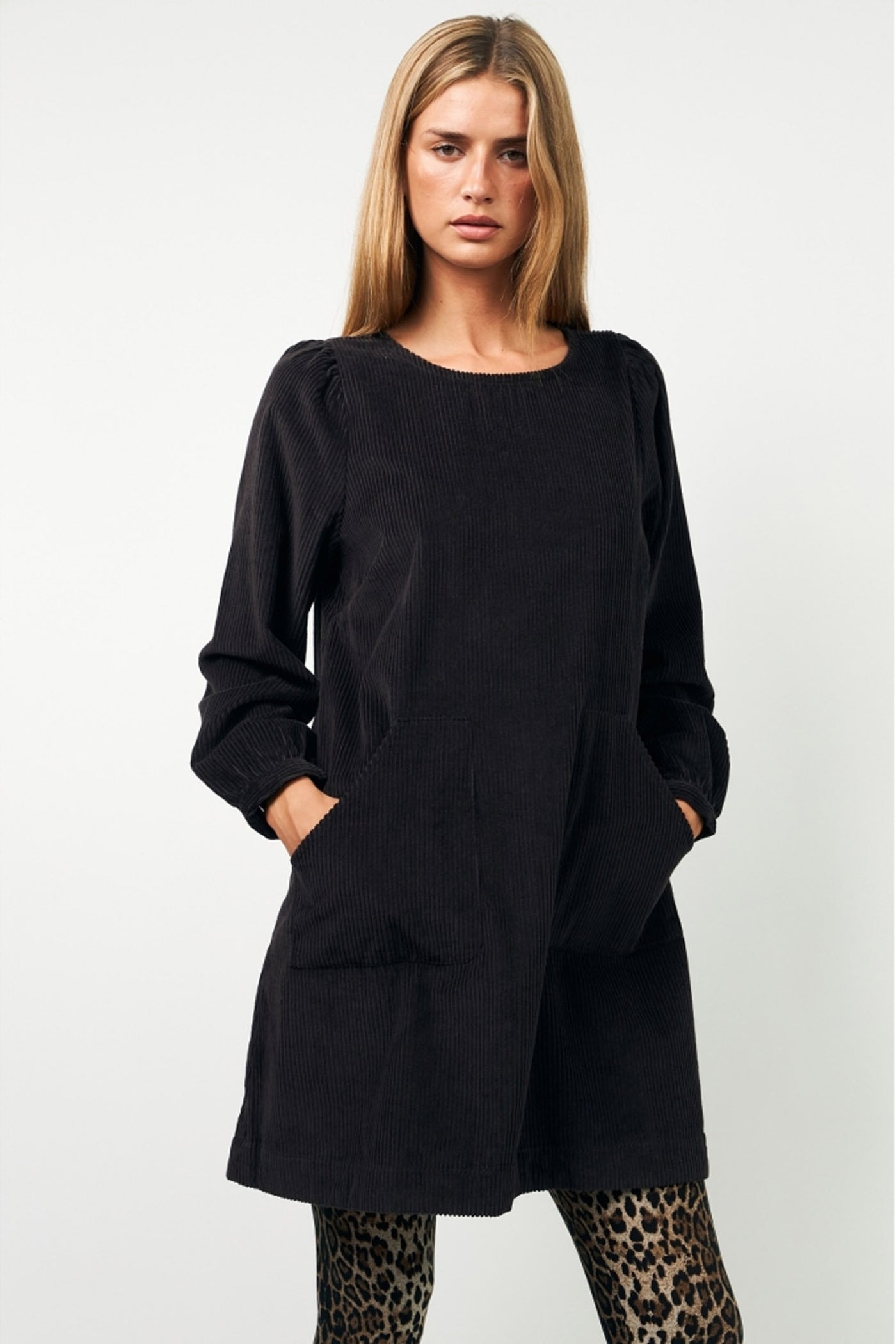 CarlaLL Short Dress 87 Dark Mokka - 25445-3018