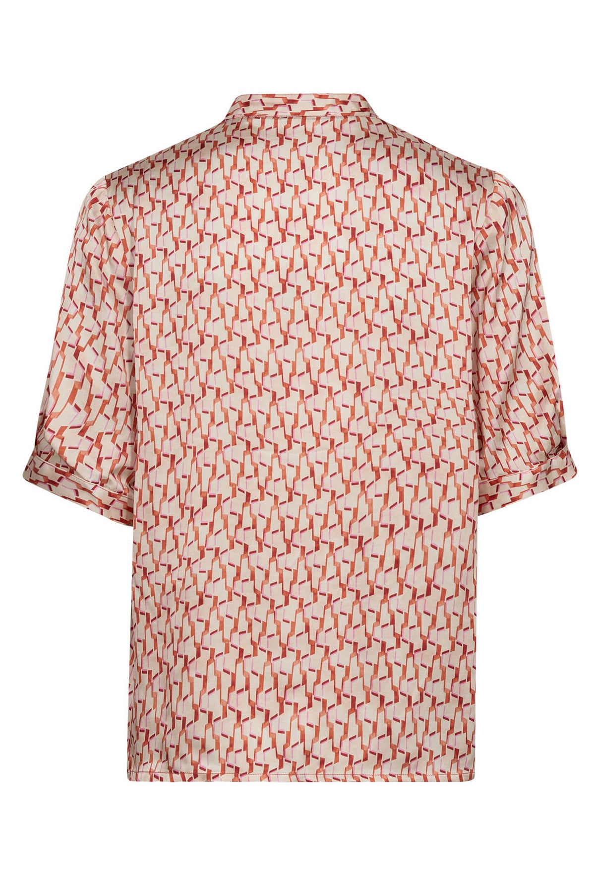 CarmineCC SS V-Blouse 66-Flame - 45153