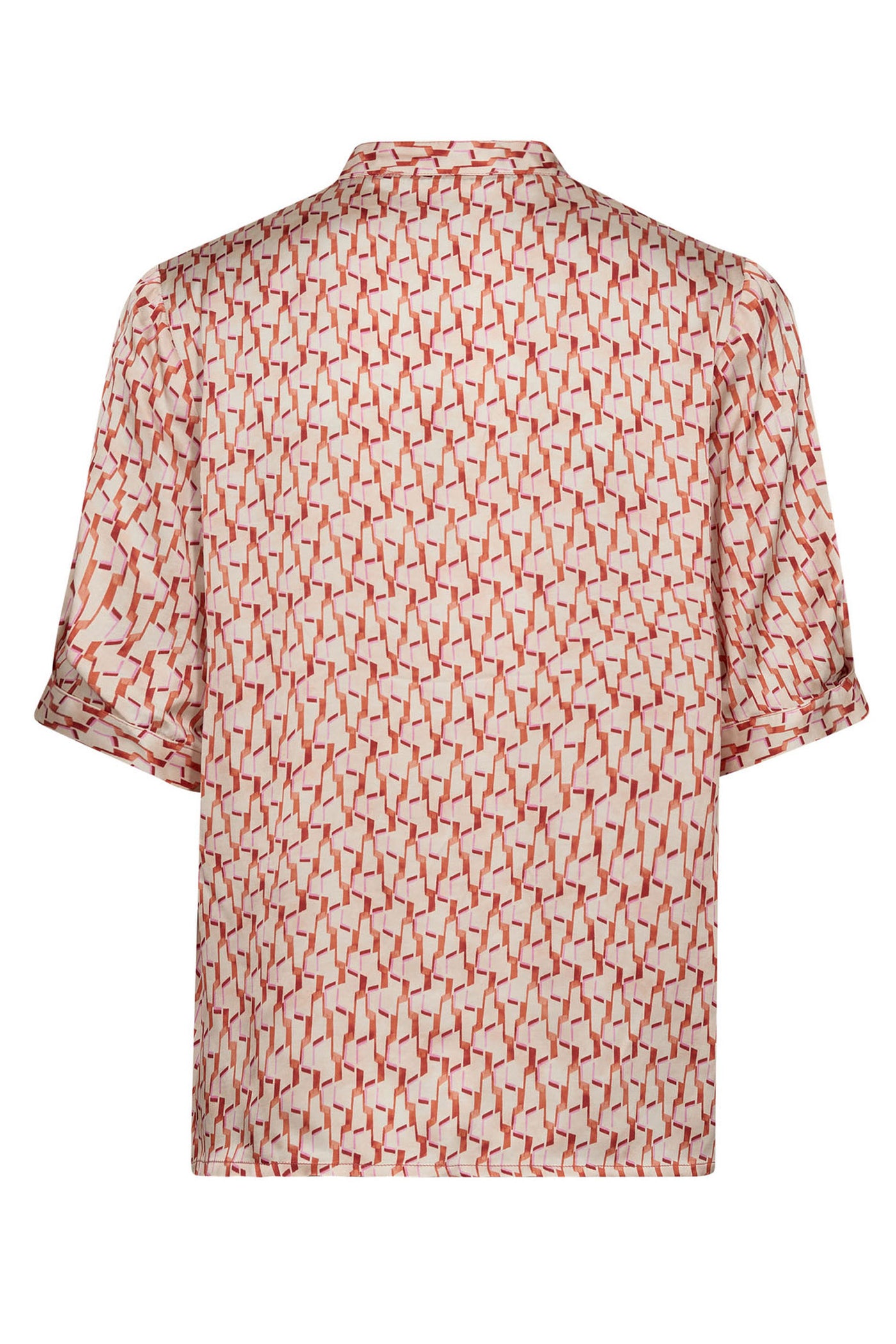 CarmineCC SS V-Blouse 66-Flame - 45153