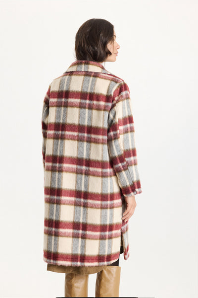 Carrie coat Burgundy - 16803 Thumbnail