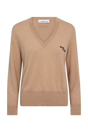 Cash Logo V-Neck Dessert - HL10735