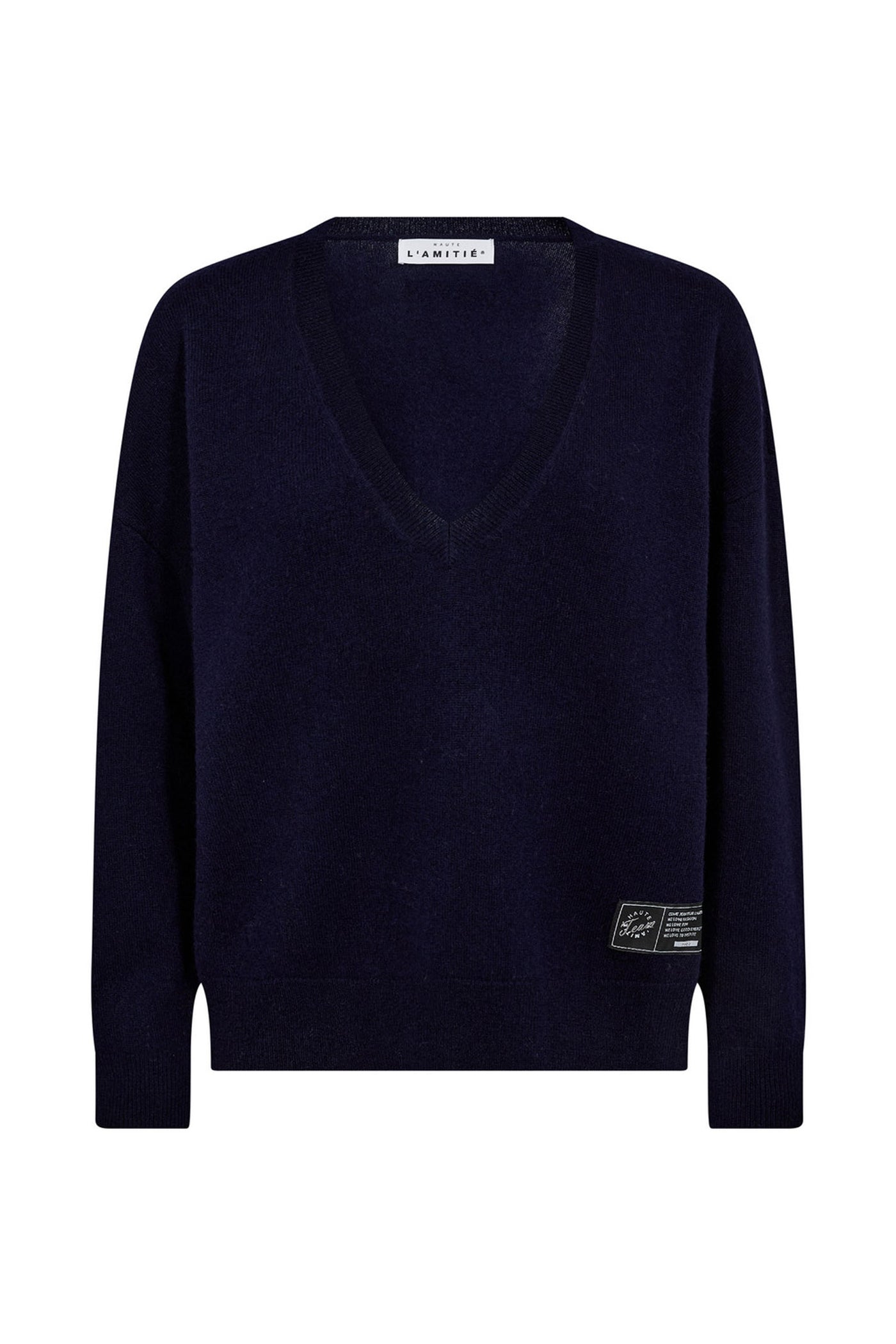 Cash V-Neck Navy - HL10196