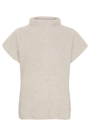 Cashmere Raccoon SS Pullover Light Beige - 500070