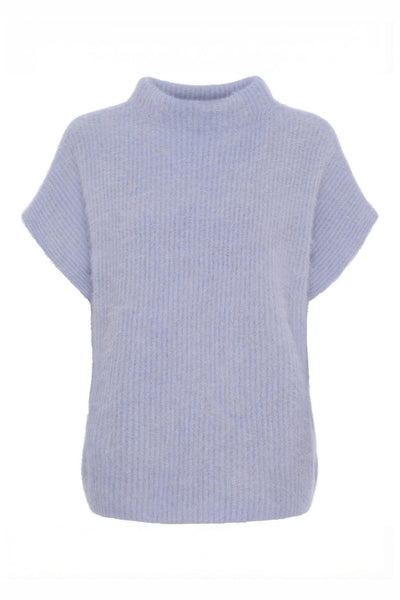 Cashmere Raccoon SS Pullover Light Blue - 500070 Thumbnail