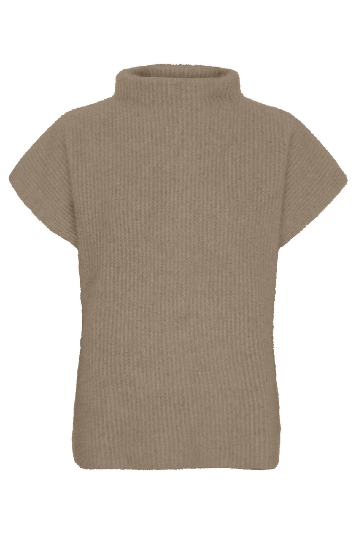 Cashmere Raccoon SS Pullover Mocha Brown - 500070