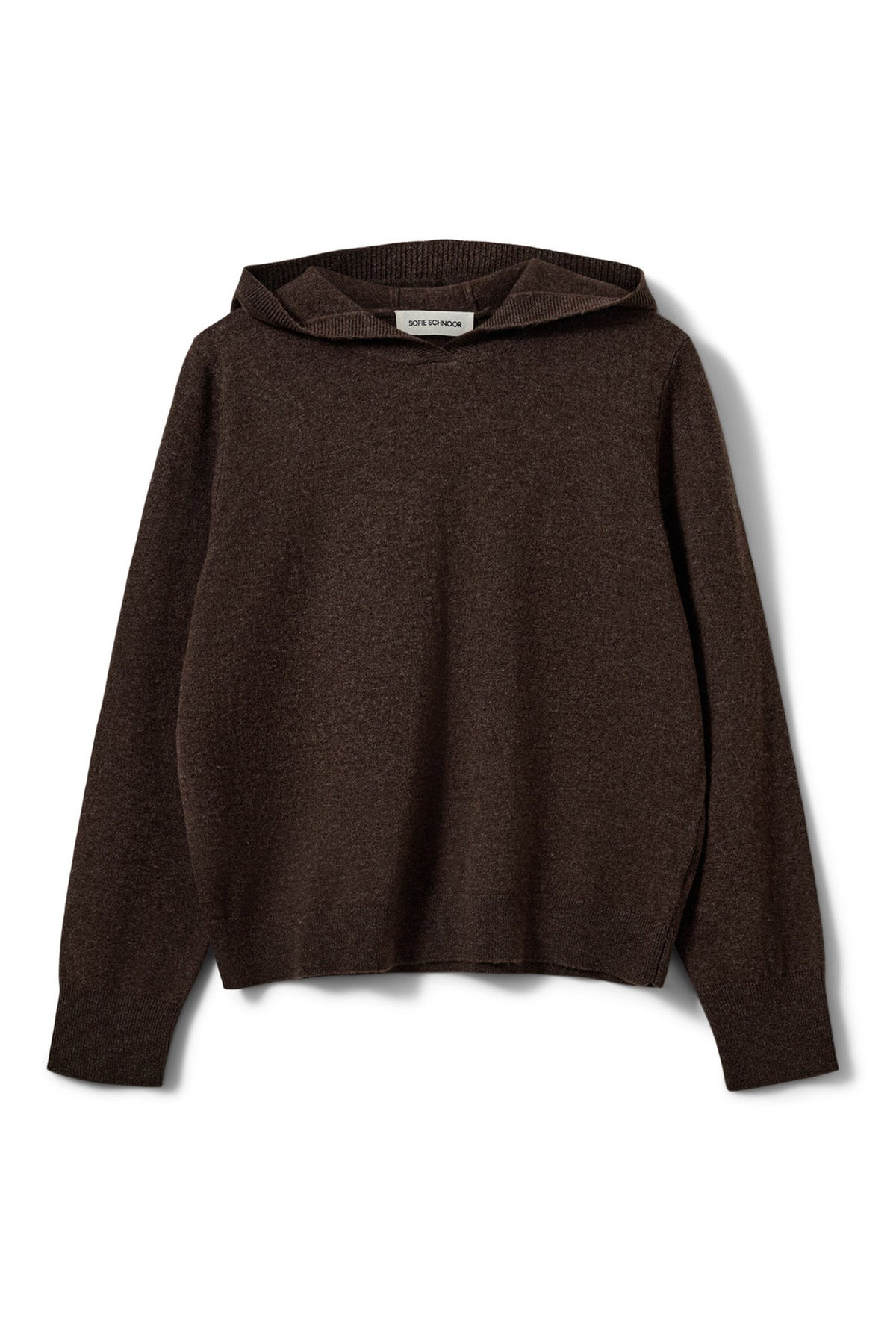 Cassiesw Knit Hoodie Brown Fudge - SNOS765