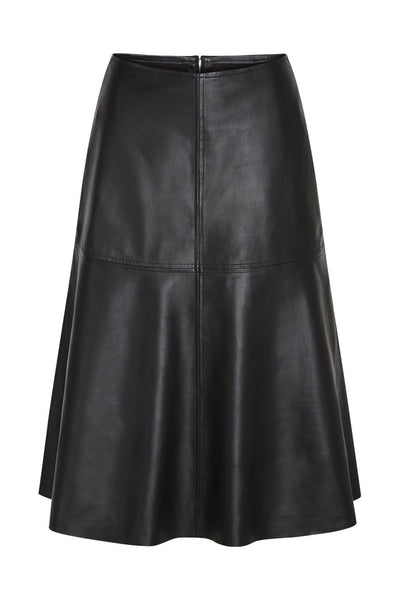 CatalinaBBFraya Leather skirt Black - BBW3377 Thumbnail
