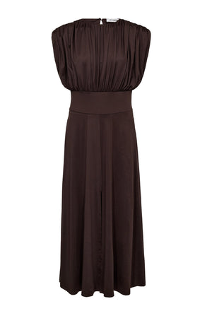 CattiaCC Dress 145-Dark Brown - 36415