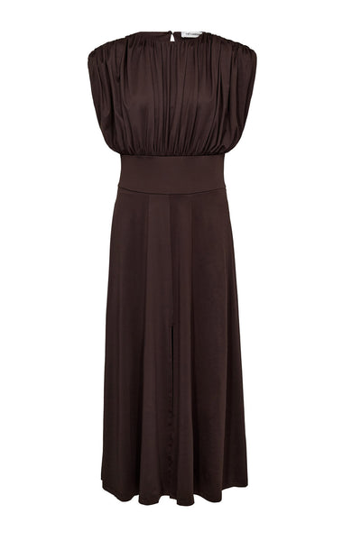CattiaCC Dress 145-Dark Brown - 36415 Thumbnail