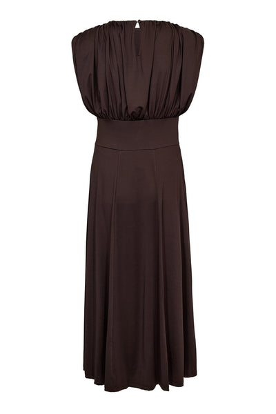 CattiaCC Dress 145-Dark Brown - 36415 Thumbnail