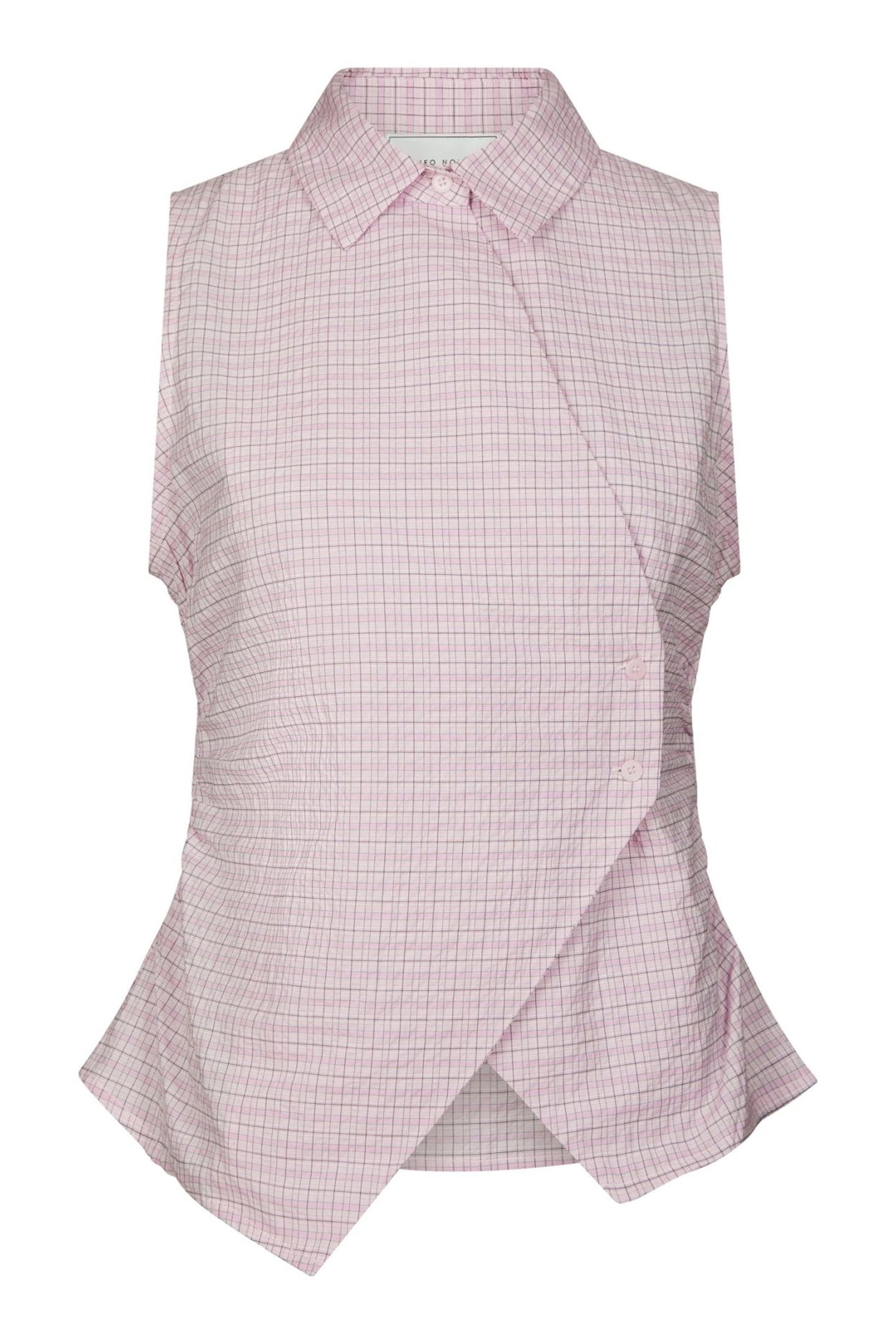 Celest Check Top LIGHT PINK - 169021