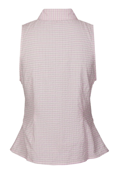 Celest Check Top LIGHT PINK - 169021 Thumbnail