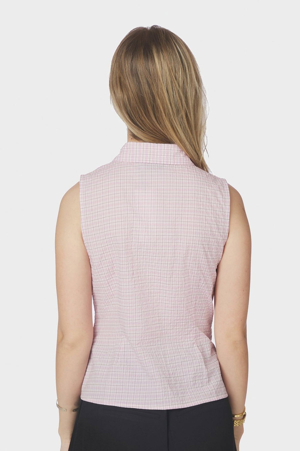 Celest Check Top LIGHT PINK - 169021
