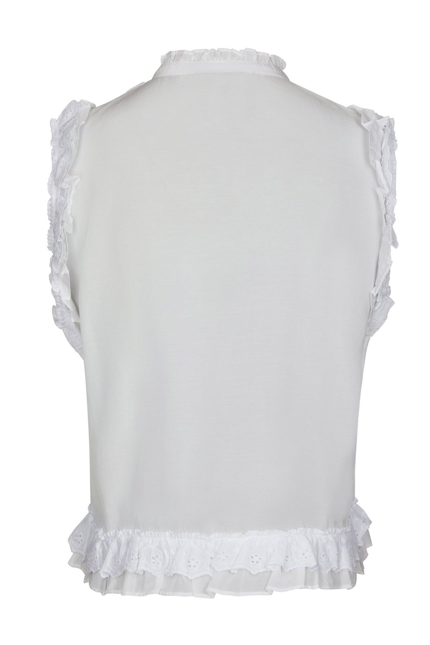 Celia Ruffle Top White - 168323