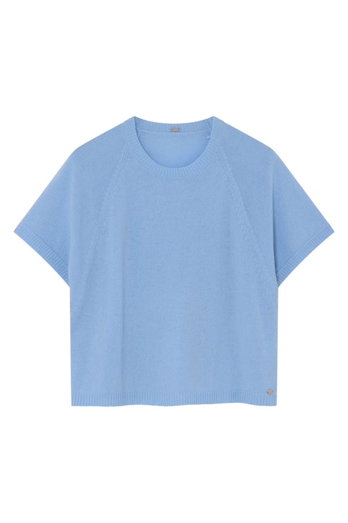 Celma, knit cape 4010-Sea Breeze - 60439/3701