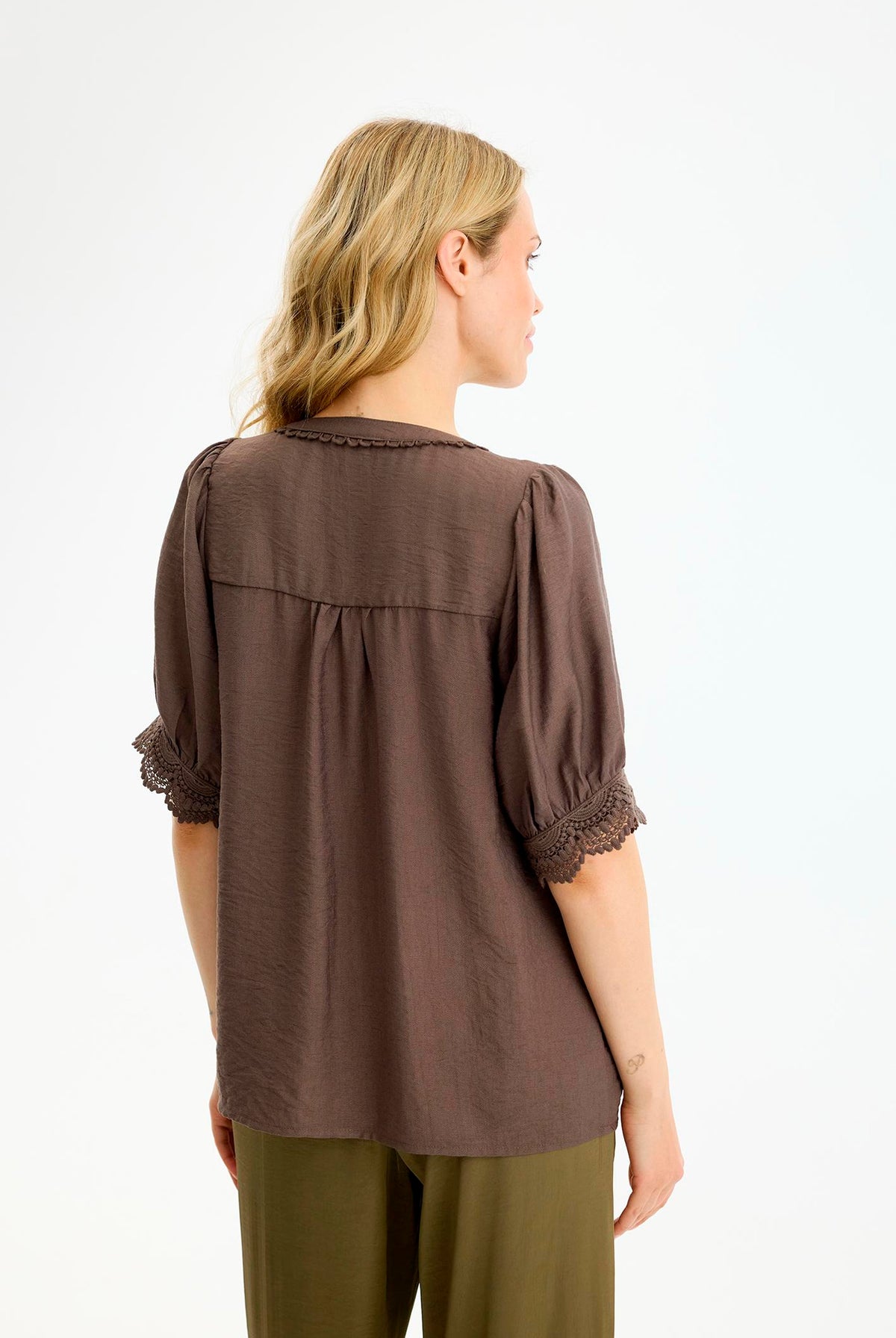 Bianca blouse Brown - 17230