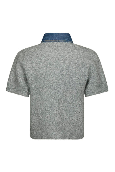 Amoria Knit Cardigan Grey Melange - 169711 Thumbnail