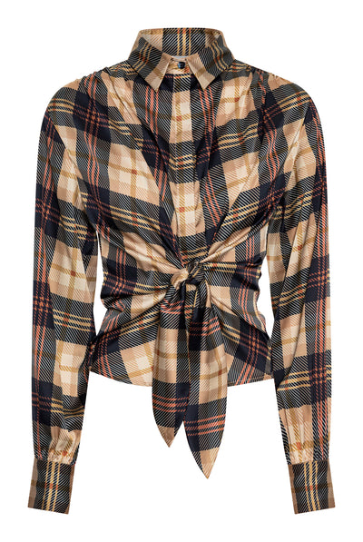 LEE SHIRT TARTAN Brown - 96992 Thumbnail