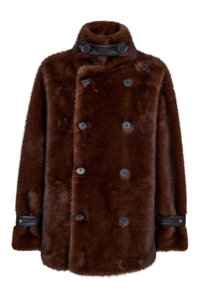 MMNanette Faux Fur Jacket Delicioso - 181500 Thumbnail