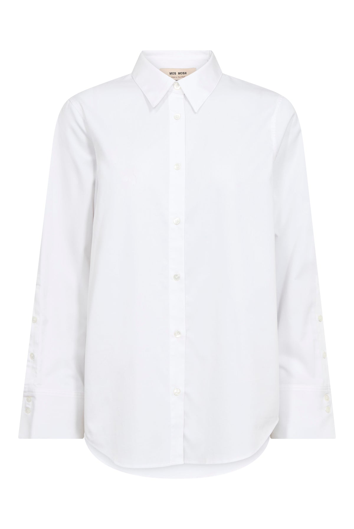MMWinola Cotton Twil Shirt White - 182350