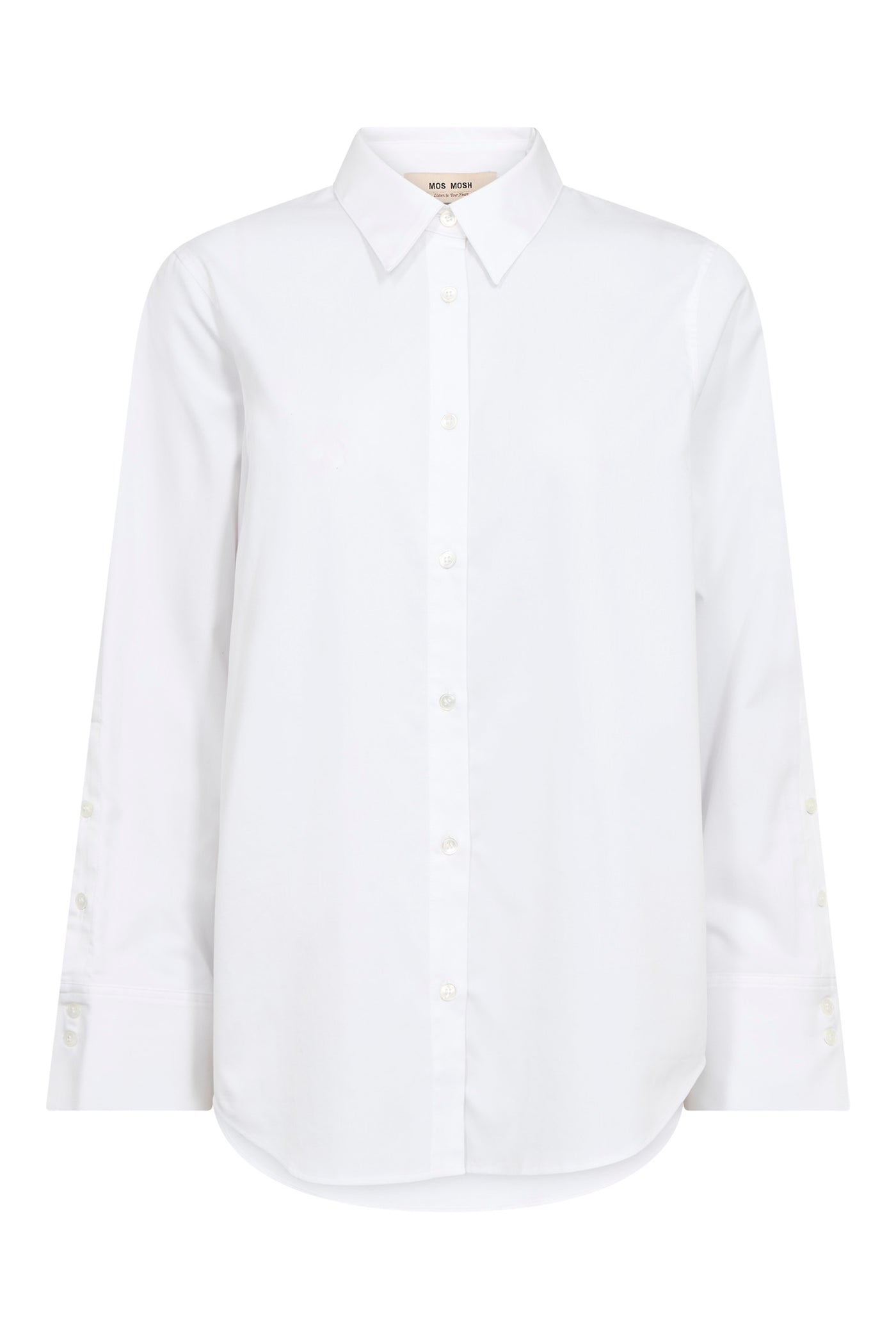 MMWinola Cotton Twil Shirt White - 182350